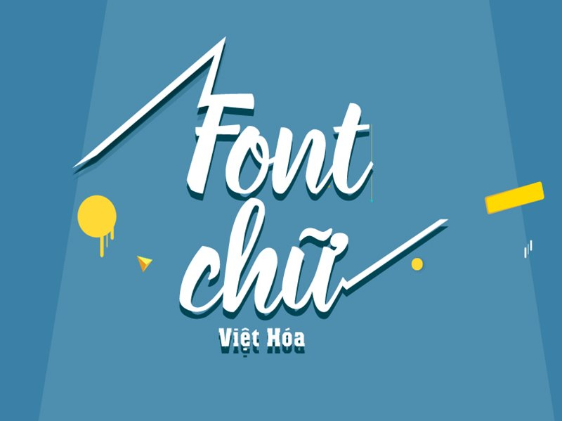 Sở hữu ngay trọn bộ Font chữ Việt Hóa siêu đẹp trong Photoshop